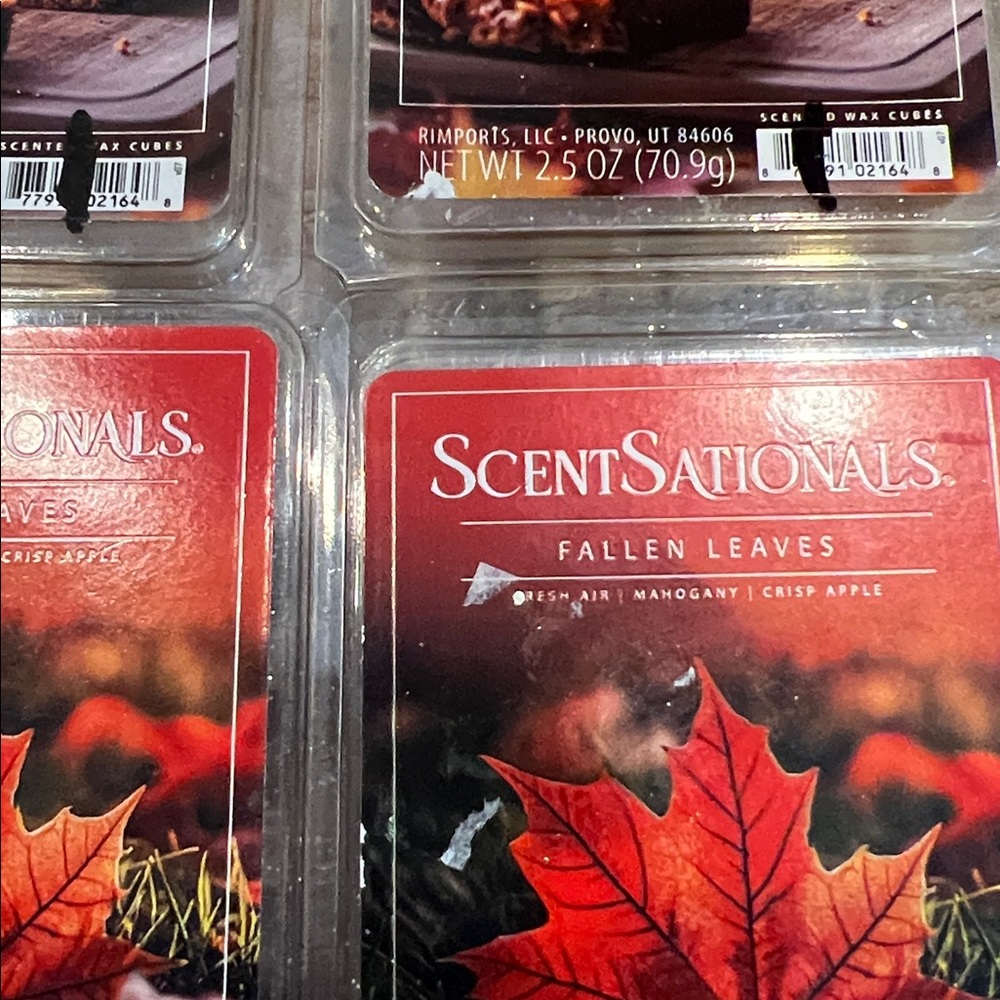 18 New fall scentsationals wax cubes melts pumpkin apple spice cinnamon - Picture 6 of 8